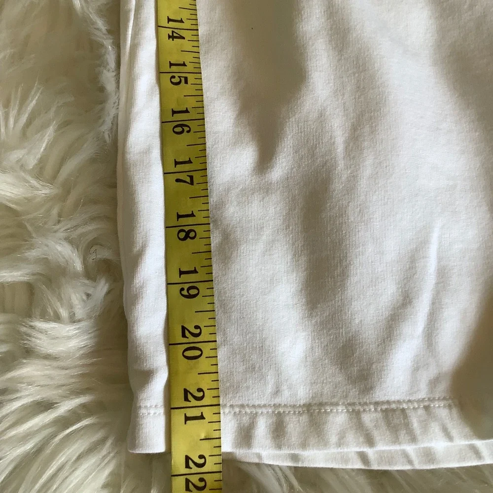 T by Talbots Women White Wide Leg Crop Pants XL Petite Cotton Modal Stretch XLp - Picture 16 of 16